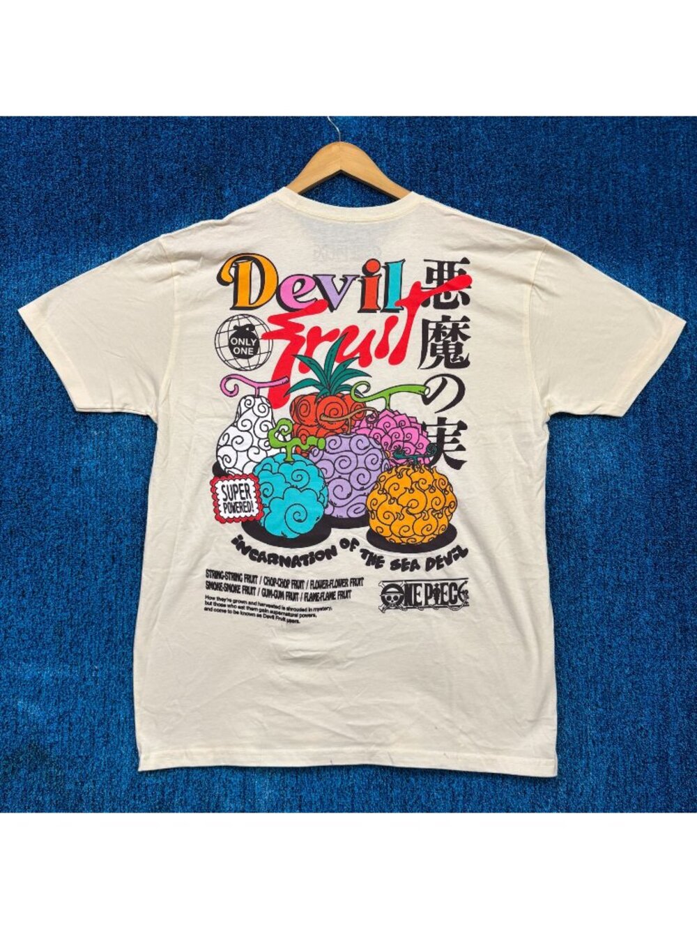 Devil Fruit Incarnation of the Sea Devil One Piece Tee XL